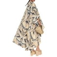 thumbnail image 2 of Cult Gaia Womens Adora High Low Printed Cover-Up, 2 of 2