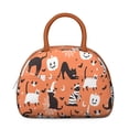 thumbnail image 2 of Haunted Design Lunch Box for Professional Women - Halloween Insulated Reusable Bag, Leakproof High Capacity Tote with Pockets for Office & Costume Events, 2 of 7