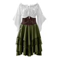 thumbnail image 4 of Likimi Halloween Womens Outfit Set For Stage Show Dress Up Costume Tops With Skirts For Performance Elegant Cosplay Set Size 2Xl, 4 of 4