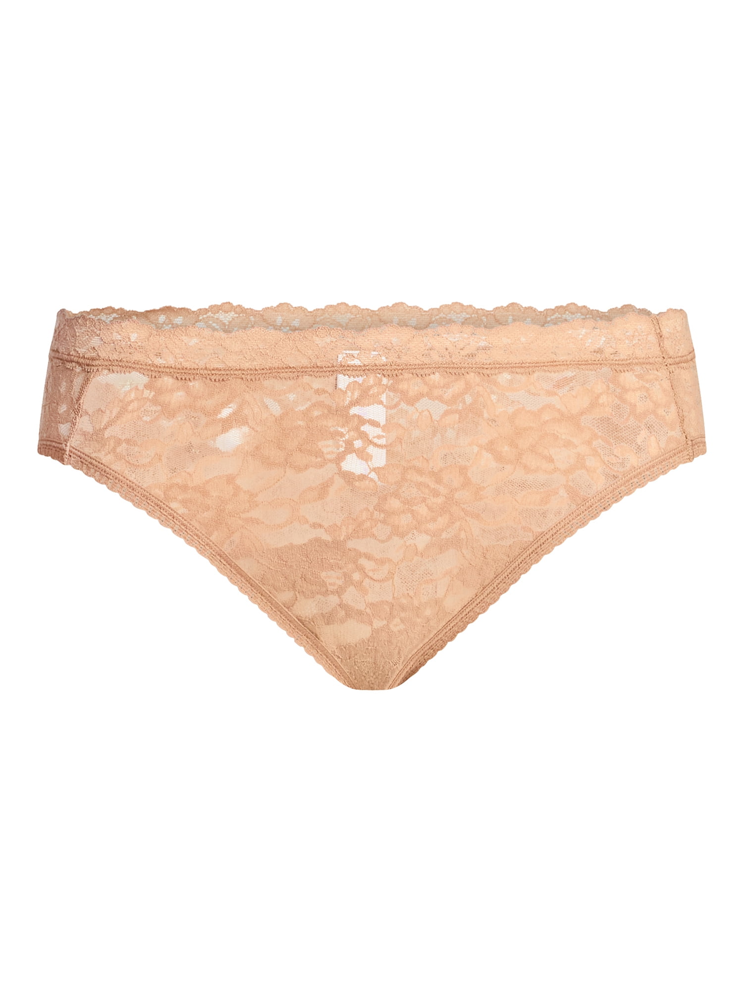 Joyspun Women's Lace Cheeky Panties, 3-Pack, Sizes XS-3XL