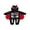 Red, variant on Cjfdfy Kids Toddler Baby Boy Girl Halloween Bat Outfit Infant Baby Kids One Piece Romper Fall Winter Warm Clothes Skeleton Print Zipper Plush Hooded Jumpsuit
