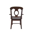 thumbnail image 2 of The Hamptons Collection Set of 2 Chestnut Elegant Andrews Napoleon Comfortable Arm Chair, 38", 2 of 2