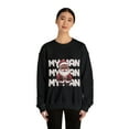 thumbnail image 3 of My Man Santa Unisex Heavy Blend™ Crewneck Sweatshirt, 3 of 7