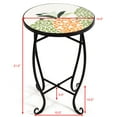 thumbnail image 2 of Costway Pineapple Outdoor Indoor Accent Table Plant Stand Scheme Garden Steel, 2 of 10