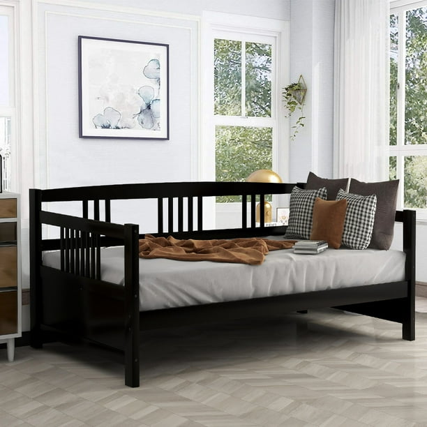 Yofe Modern Daybed Twin Bed Frame Wood, Is A Twin Bed Big Enough For Teenager