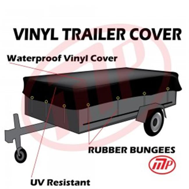 Truck Trailer Equipment Cover 10' x 12' 18 Oz Waterproof Heavy Duty Vinyl Tarp 