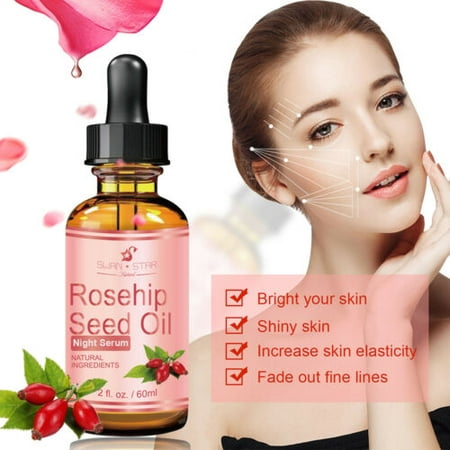 2oz Swan Star 100% Rosehip Oil Pure Organic Rose Hip Seed Oil Cold
