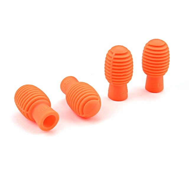 Soidarity Paquete de 44 fundas de silicona sin ruidos, parte de percusión suave, carcasa de barra de resistencia, ahorro de tiempo, piezas Accesorios para instrumentos musicales
