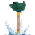 thumbnail image 1 of HUGFEGWE Pool Thermometer Temperature Gauge Cartoon Alligator Shape with String for Swimming Pool Spa Hot Tub Pond Style1 Swimming Pool Thermometer CJB91-96718, 1 of 8