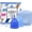 Blue, variant on SHORDY Menstrual Cup and Steam Sterilizer for Beginners Kit, Set of 2 Period Cups (Small & Large)