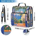 thumbnail image 2 of FORMRS Zipper Binder with Shoulder Strap 2-inch Ring 500 Sheet Capacity File Bag, Blue Window, 2 of 5
