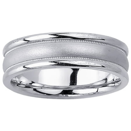 Hamon Tungsten Carbide Men S Plain Dome Wedding Band