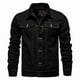thumbnail image 1 of Chaqueta vaquera de moda para hombre, abrigo de manga larga para hombre, 1 of 5