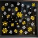 thumbnail image 1 of Calcomanía de copo de nieve de Feliz Navidad, pegatina electrostática de vidrio para ventana, copo de nieve, alce, árbol de Navidad, pegatinas de pared, decoración, 1 of 4