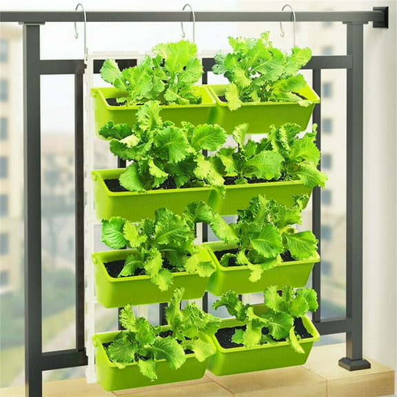 Vertical Garden Planter Pot -Wall Mounted Hanging Planter for Indoor/Outdoor for Balconies, Gardens
