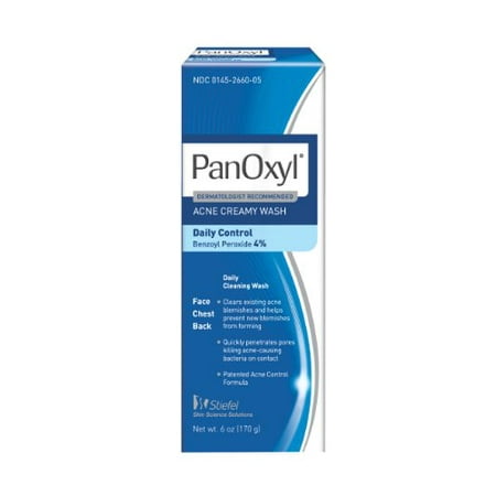 Panoxyl 4 Acne Creamy Wash, 6-Ounce - Walmart.com Panoxyl 4 Acne Creamy Wash, 6-Ounce - Walmart.com