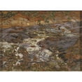 thumbnail image 2 of Helmer Osslund 18x14 Gold Ornate Wood Frame and Double Matted Museum Art Print Titled - Cascading Brook, 2 of 4