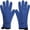 Azure, variant on KITCHEN PERFECTION Silicone Oven Gloves Heat Resistant Waterproof BBQ Grill Cooking Gloves Set