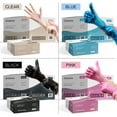 Fifth Pulse Vinyl Exam Gloves AllPurpose Disposable Gloves Pink