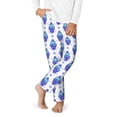 thumbnail image 2 of Yiaed Winter Snowflake Skiing Skull Print Teenagers' Lounge Pants, Loose PJ Bottoms, Long Pajama Pants for Men-Large, 2 of 6