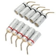 thumbnail image 1 of CONECTOS DE ALAMBRE DE ALTAVOCES, Resistencia a la Corrosión Profesional Conchufe de Plátano de Plátano de color sin Soldadoura codificada 10pcs para amplificador, 1 of 7
