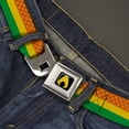 thumbnail image 2 of DC Comics Belt, Seatbelt Buckle Belt, Aquaman Rasta, Youth 22 to 32 Inches, 2 of 9