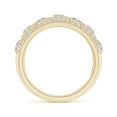 thumbnail image 2 of ANGARA Natural Style Diamond Broad Anniversary Ring in 14K Yellow Gold for Women (Size-2.4mm| Color-I-J| Clarity-I1-I2) | April Birthstone, Anniversary, Jewelry Gift for Women | Natural Diamond Ring, 2 of 8
