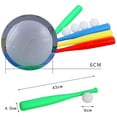 thumbnail image 2 of Juego de bate de béisbol para niños, bate de plástico y pelota, juego combinado de 3 bates de béisbol y 3 pelotas - Juego de juguetes de béisbol para niños y niñas Namotu WRLF-288, 2 of 7