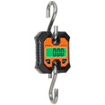 thumbnail image 1 of WeiHeng 100kg/50g Multifunctional Portable Electronic Scale Small Electronic Scale KG Catty LB Unit Switching LCD Display with Backlight Home Hunting Fishing Weighing with Hook (Black), 1 of 5