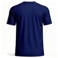thumbnail image 7 of TEAJOPSUU Short Sleeve for Men Soccer Style Print Crew Neck Moisture Wicking & Quick Dry Shirt For Football Matches, Gym & Football Party G-Navy, 7 of 7