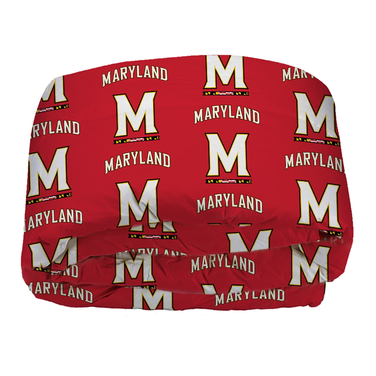 NCAA Maryland Terrapins Bed in Bag Set, Queen Size, Team Colors, 100% Polyester, 5 Piece Set