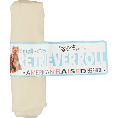 UPC: 0857124006353 | Pure & Simple Pet 4 Small Retriever Roll Dog Chew 1 Count