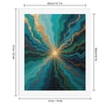thumbnail image 2 of Paint by Numbers Kit for Adults, Abstract Teal Gold Radiant Burst Paint by Numbers, Easy Paint by Numbers Kit for Adults Beginner, DIY Adult Paint by Number Kits on Canvas, Home Decor, 2 of 7
