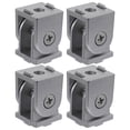 thumbnail image 4 of 4pcs Zinc Alloy Flexible Pivot Joint Connector for Aluminum Extrusion Profile, 4 of 8