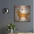 thumbnail image 6 of Luxe Metal Art 'Golden Dog At Show No VT' by Ryan Fowler, Metal Wall Art, 24"x24", 6 of 8