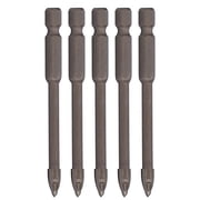 5Pcs Power Screwdriver  Drill Bits 1/4in Hex Shank  Drill Bits for Power Screwdriver