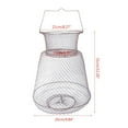 thumbnail image 4 of hejhncii Galvanized Steel Wire Fish Baskets, Collapsible Wire Fish Baskets,Fishing Basket, 4 of 5