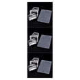 thumbnail image 3 of Wisewang Transparent Silicone Head Art Stamper Scraper Manicure Polish Stamping Tools 1pcs 3Set, 3 of 6