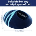 thumbnail image 3 of Xihbxyly Cama Cueva para Mascotas, Acogedora de Lana Natural, Suave Fieltro Hecho a Mano, Cómoda para Gatos, Fácil de Limpiar, Cálida En Invierno, Apta para Gatos de Hasta 58 Cm, Tamaño 50 X 20 Cm, 3 of 7
