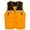 Orange, variant on Working Vest, High Visibility Safety Vest with Reflective Strips Multi-pockets Zipper Vest for Men Women