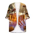 thumbnail image 4 of LOVZFMLL Cardigan pour Femme Cardigan Veste Imprimée Été Style Mince Agréablement Frais, 4 of 5