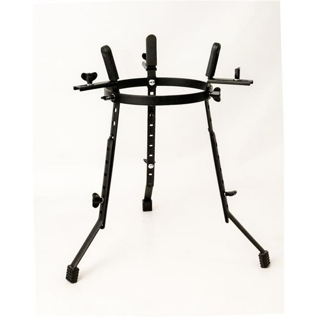 Multipurpose Standing Drum with Adjustable Stand, Black