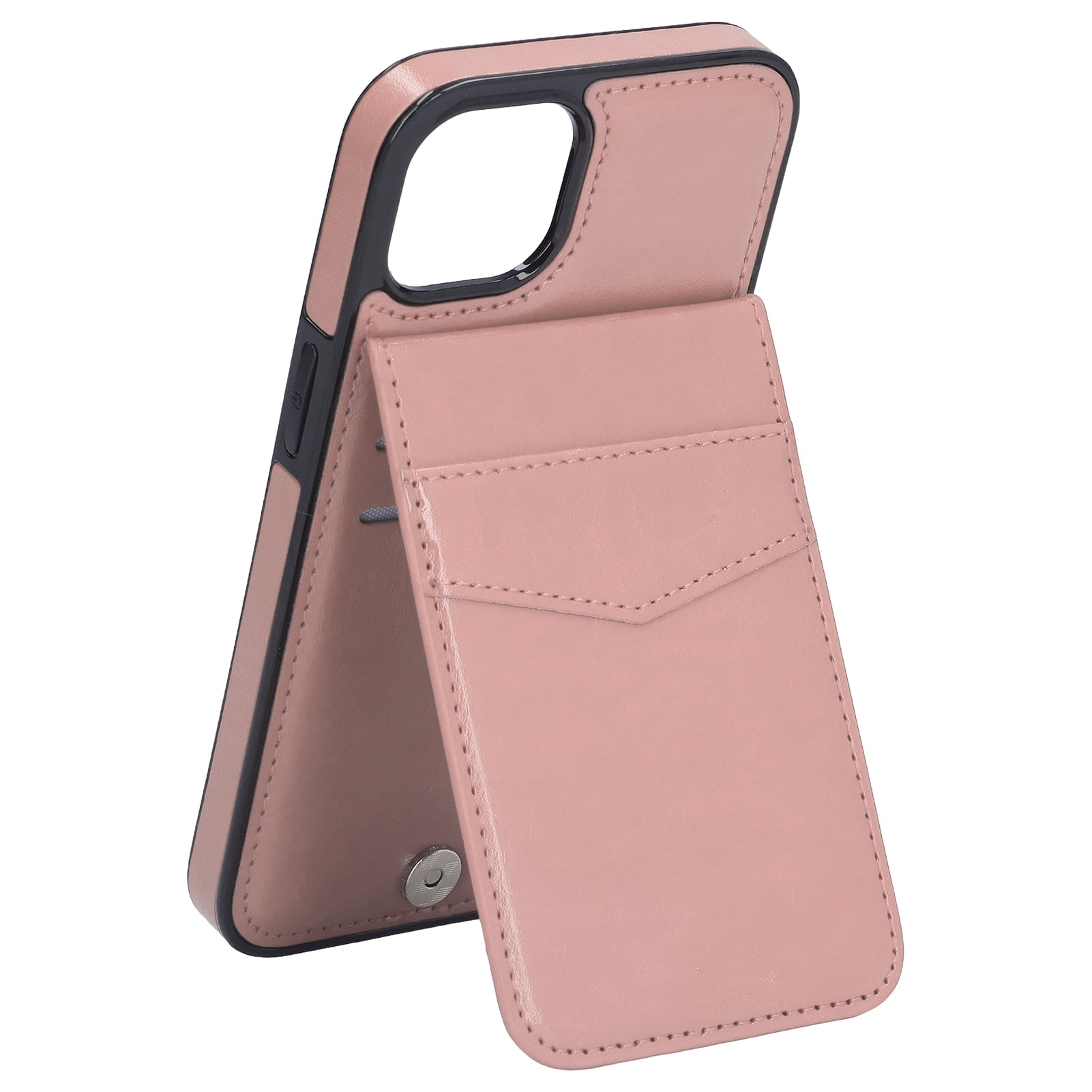 Card Holder Typo Phone Cases PU Leather Phone Case, Shockproof