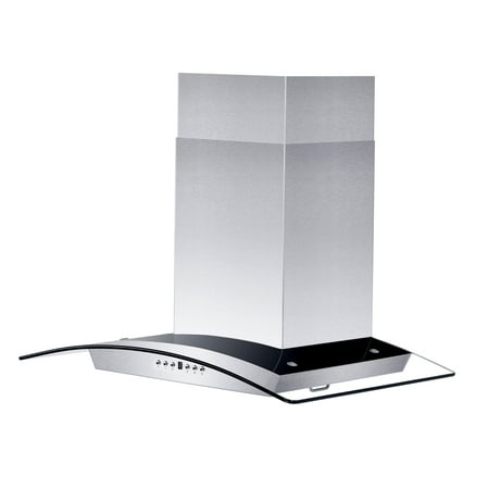 ZLINE 36 in. Wall Mount Range Hood in Stainless Steel & Glass (KZ-36)