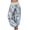 Light Blue, variant on Gsakboxl Women's Pants Women Hippie Style High Waist Plus Size Loose Wide Leg Harem Baggy Casual Full Length Fashion Trousers JN