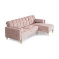 thumbnail image 3 of Sala Modular Reversible De Velvet Palo de Rosa Modelo Xander, 3 of 11