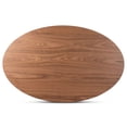 thumbnail image 5 of Oval Dining Table - 71 Inch Wood Table - Walnut Brown Finish, 5 of 6