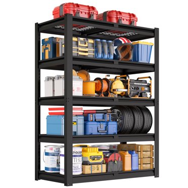 TrumanPick Storage Shelves 2750LBS Metal Wire Shelving Units Garage Storage Rack 36"W x 16"D x 72"H Heavy Duty Adjustable Industrial Shelving
