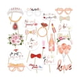 thumbnail image 1 of 23 Pieces Wedding Photo Props Bridal Shower Party Decorations Selfie Stations for Wedding Party Game Accessories, 1 of 8