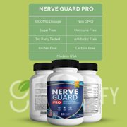 Nerve Guard Plus Pro Advanced Nerve Support Supplement with Alpha Lipoic Acid, B Vitamins & Herbal Extracts,